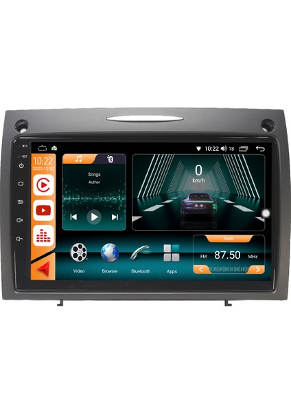 Mercedes Slk Android 10 Carplay Özellikli Navigasyon Multimedya Ekran 2gb Ram + 32GB HDD