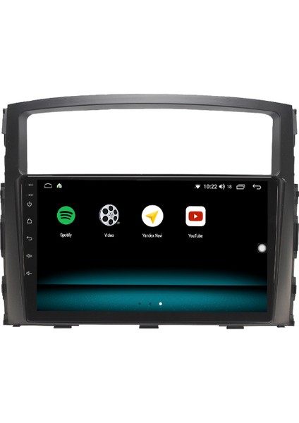 Mitsubishi Pajero Android 10 Carplay Özellikli Navigasyon Multimedya Ekran 2gb Ram + 32GB HDD