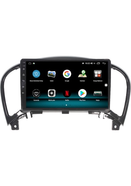 Nissan Juke Android 10 Carplay Özellikli Navigasyon Multimedya Ekran 2gb Ram + 32GB HDD