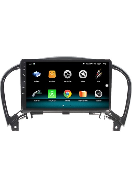 Nissan Juke Android 10 Carplay Özellikli Navigasyon Multimedya Ekran 2gb Ram + 32GB HDD