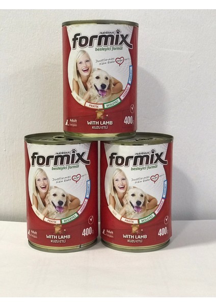 Yetişkin Köpek Konserve Maması 400 gr x 3 Adet