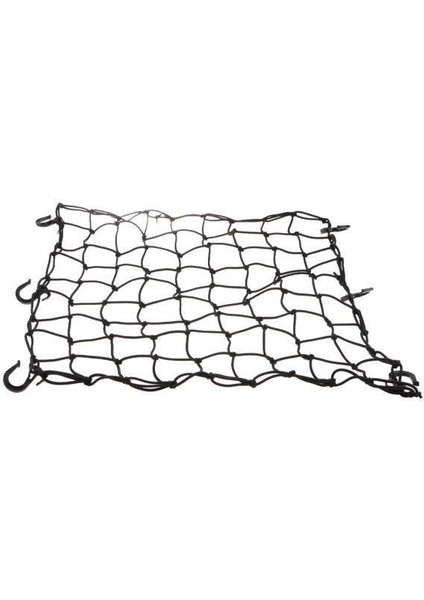 2x Dayanıklı Suv Çatı Üst Bagaj Taşıyıcı Kargo Sepeti Elastik Net 60X60CM