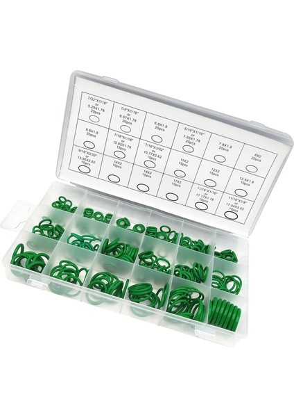 270PCS Portable Yeşil Kauçuk Yıkayıcı Kutu