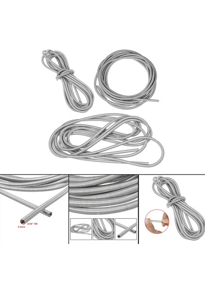 Fren Hattı Koruyucusu 13 Ft Elektrokaplanmış Yedek Parçalar 3/16 Tüp Için Paslanmaz(Yurt Dışından) modelleri