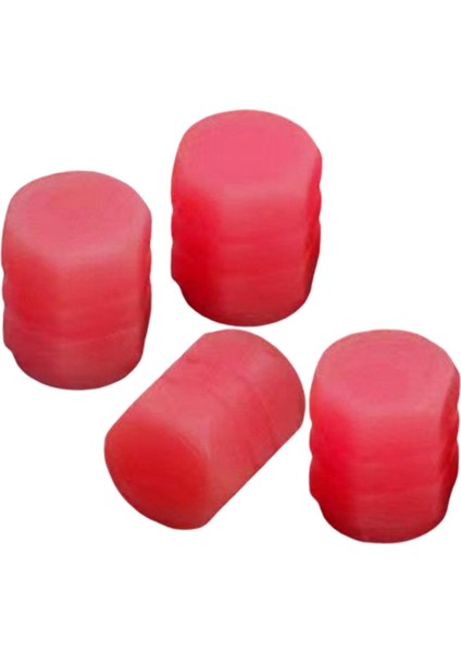 4 Sayın Floresan Araç Lastik Valf Kapakları Benzersiz Lüks Görünüm Sızdır Yalıtımlı Conta Kırmızı 8pcs fırsatları