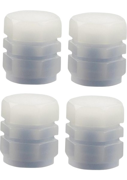 4pcs Aydınlık Lastik Valf Kök Kapakları Otomobil Motosiklet Bisiklet Tekerlek Hub Moda 4 Pcs Mavi(Yurt Dışından)