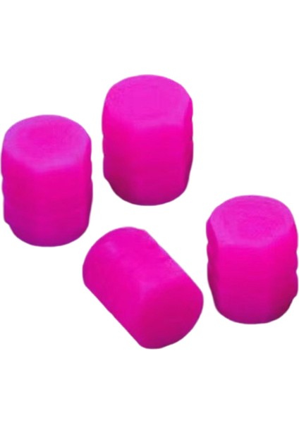 4 Sayın Floresan Araç Lastik Valf Kapakları Benzersiz Lüks Görünüm Sızdır Yalıtımlı Conta Pembe 8 Pcs