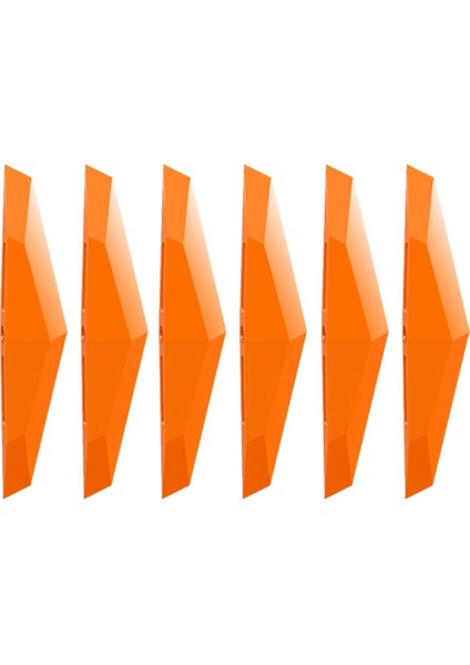 6pcs Yüksek Elastik Tpu Araba Kapısı Cömert Anti-Colision Tampon Çıkartmaları
