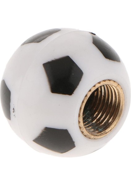 4pcs Alüminyum Alaşım Futbol Lastik Tekerleği Kök Hava Valf Kapağı Kapaklar Dekorasyon