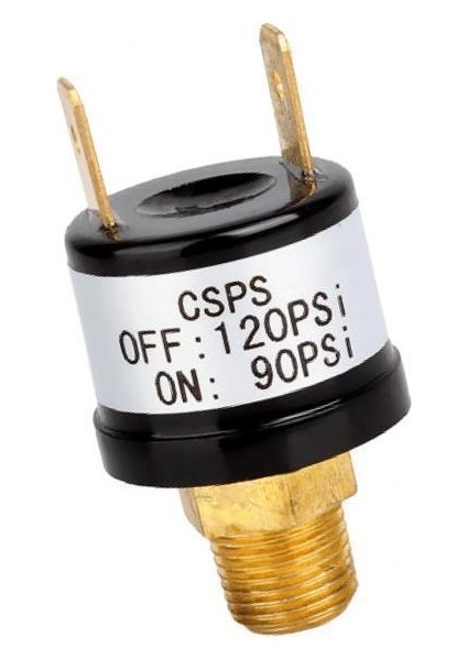 Trompet Tren Kompresörü Için Derecelendirilen 2X12V Hava Basınç Anahtarı 90PSI-120PSI 2 Pcs (Yurt Dışından)