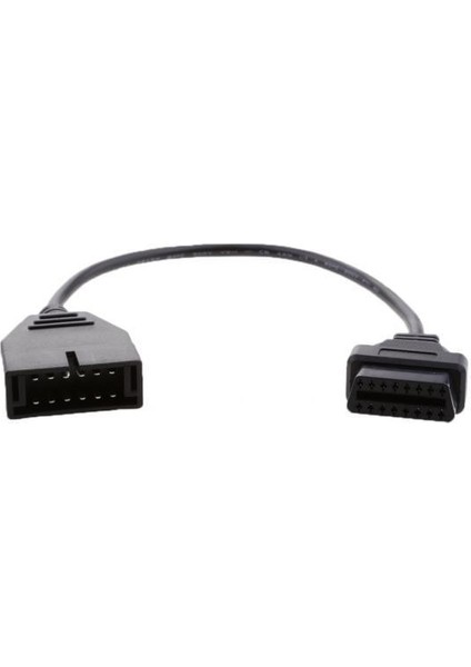 2-5 Paket 12 Pin Obd1 Pin Konektör Adaptör Kablosu, Siyah, 2 Adet (Yurt Dışından)