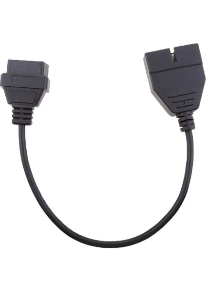 2-5 Paket 12 Pin Obd1 Pin Konektör Adaptör Kablosu, Siyah, 2 Adet (Yurt Dışından)