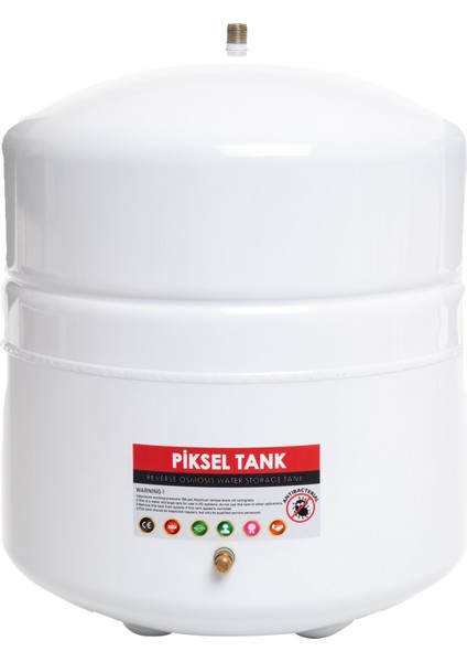Su Arıtma Cihazı Için 12 Litre(3.2 Galon) Çelik Tank PKSMUH0129