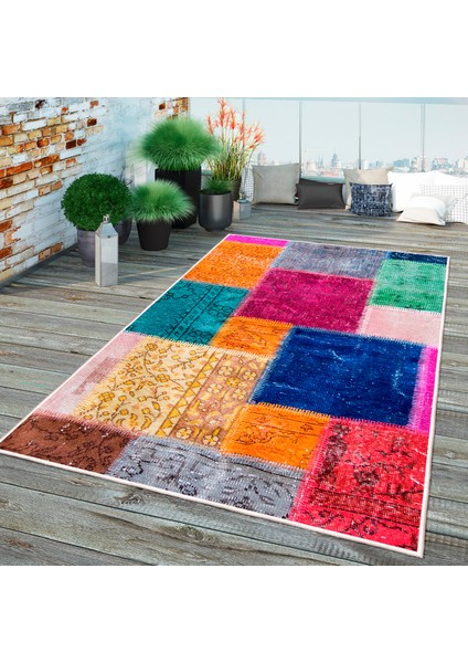Dekoratif Özel Tasarım Modern Yıkanabilir Ince Kaymaz Taban Trend Oda Halısı