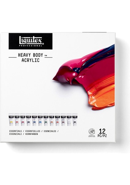 Professional Heavy Body Akrilik Boya Set 12X22ML Essentials