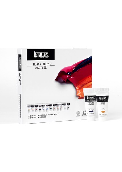 Professional Heavy Body Akrilik Boya Set 12X22ML Essentials fiyatları