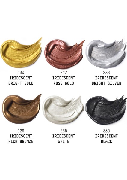 Professional Heavy Body Akrilik Boya Set Iridescent 6X59ML indirimleri