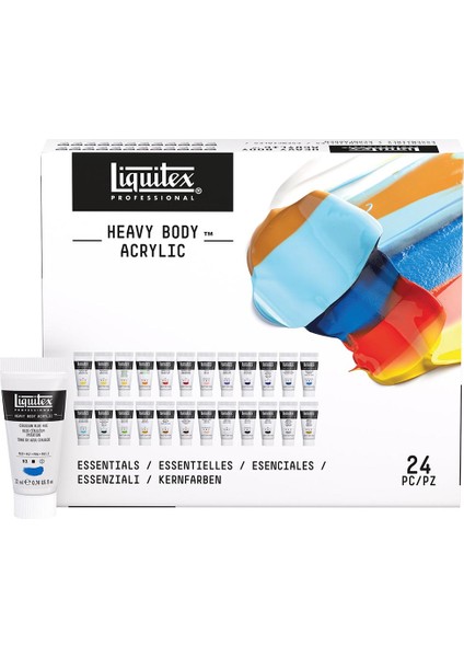Professional Heavy Body Akrilik Boya Set 24X22ML fırsatları