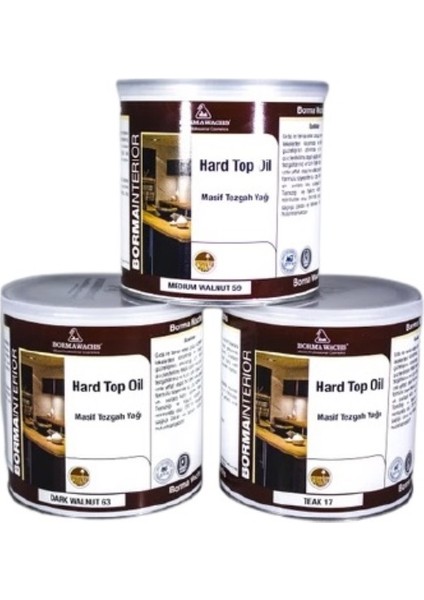 Masif Tezgah Yağı Hard Top 750ML Teak 17