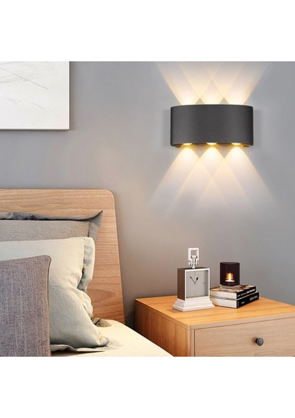 12W Çift Yönlü Dış Mekan LED Aplik 3000K Günışığı