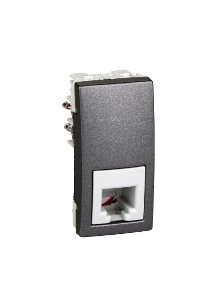 Mgu3.490.12 Top Grafit Rj11- 4 Kontaklı 1 Modül