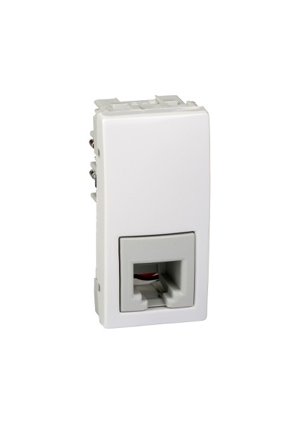 Mgu3.490.18 Plus Kutup Beyazı Rj11- 4 Kontaklı 1 Modül