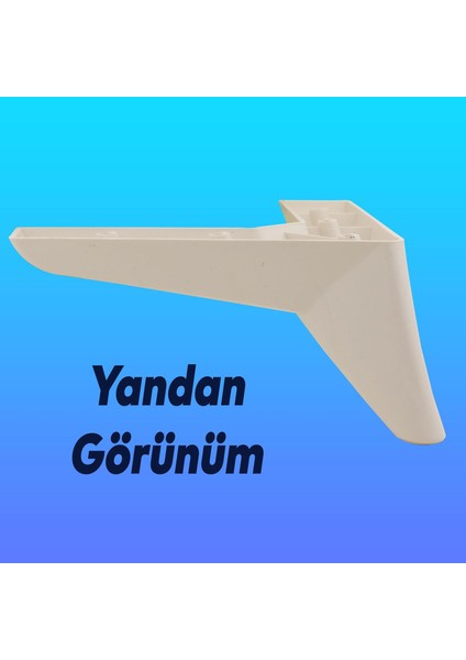 Lüks Mobilya Kanepe Sehpa Puf Koltuk Ayağı 10 Cm Krem Baza Ayak fiyatları
