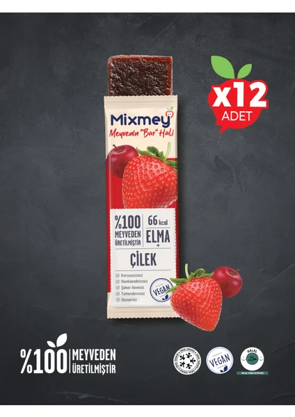 Meyve Bar  Çilek 20 gr x 12