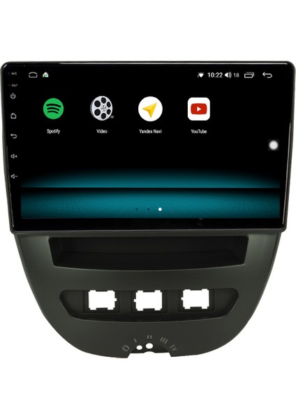 Peugeot 107 Android 10 Carplay Özellikli Navigasyon Multimedya Ekran 2gb Ram + 32GB HDD modelleri