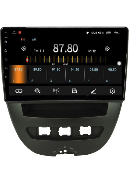 Peugeot 107 Android 10 Carplay Özellikli Navigasyon Multimedya Ekran 2gb Ram + 32GB HDD fırsatları