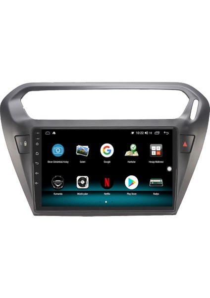Citroen C-Elysee Android 10 Carplay Özellikli Navigasyon Multimedya Ekran 2gb Ram + 32GB HDD