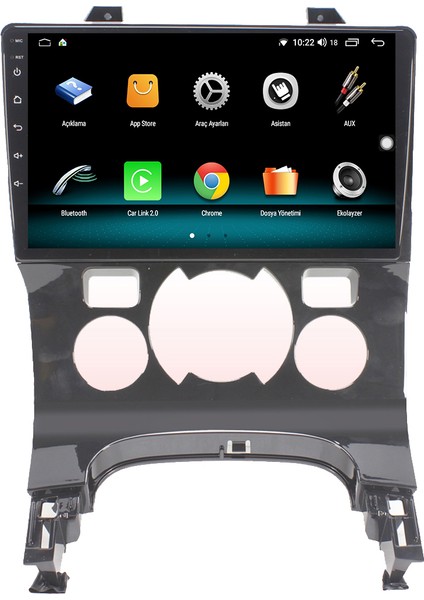 Peugeot 5008 Android 10 Carplay Özellikli Navigasyon Multimedya Ekran 2gb Ram + 32GB HDD