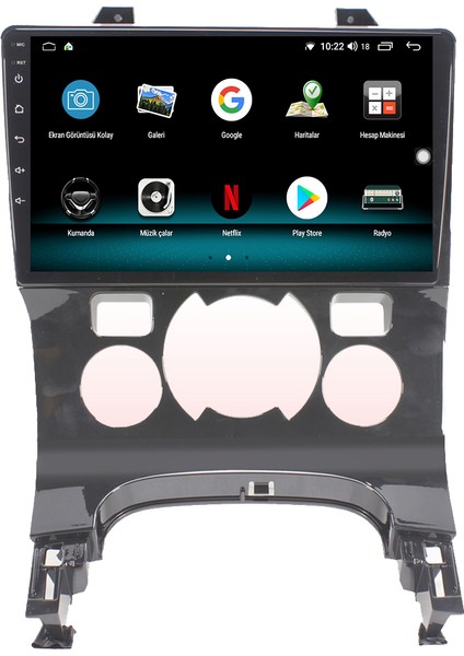 Peugeot 5008 Android 10 Carplay Özellikli Navigasyon Multimedya Ekran 2gb Ram + 32GB HDD