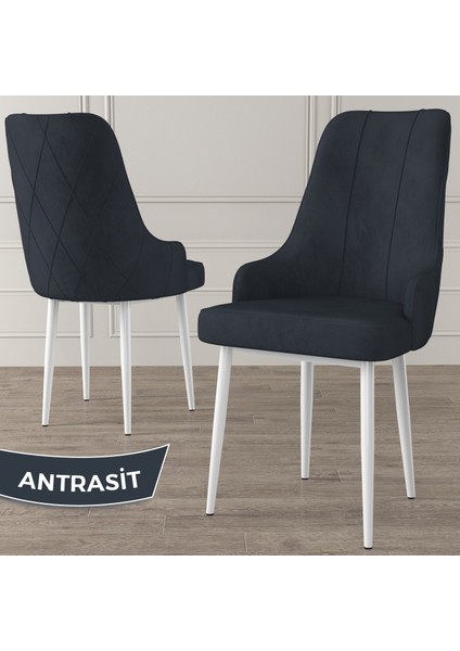 Concept Trex Serisi, 1.sınıf Babyface Kumaş Sandalye, Beyaz Metal Ayak