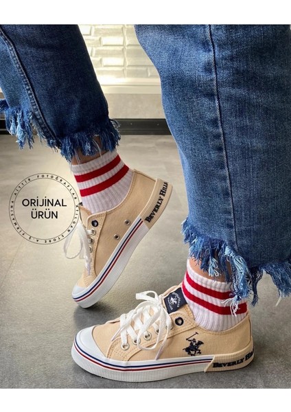 PO-10142 02-Bej Kadın Sneaker