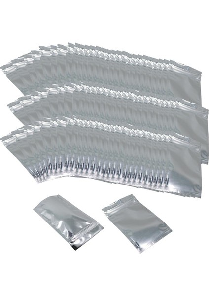 100 Pack Mat Alüminyum Folyo Yiyecek Depolama Torbaları 8X12INCH