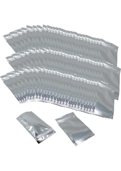 100 Pack Mat Alüminyum Folyo Yiyecek Depolama Torbaları 8X12INCH