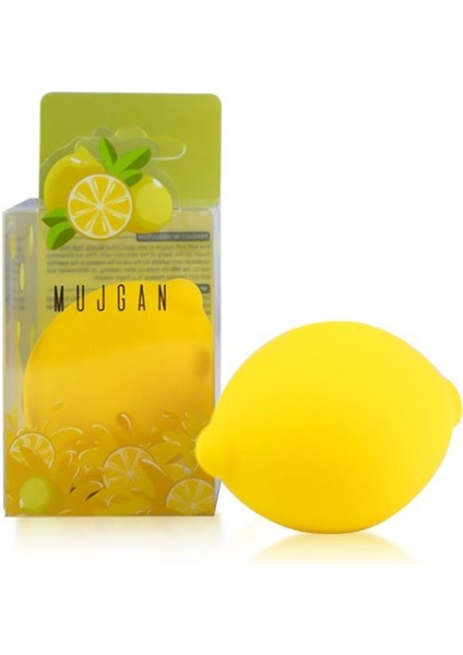 MJGN-166 Tekli Meyve Temalı Makyaj Süngeri Limon