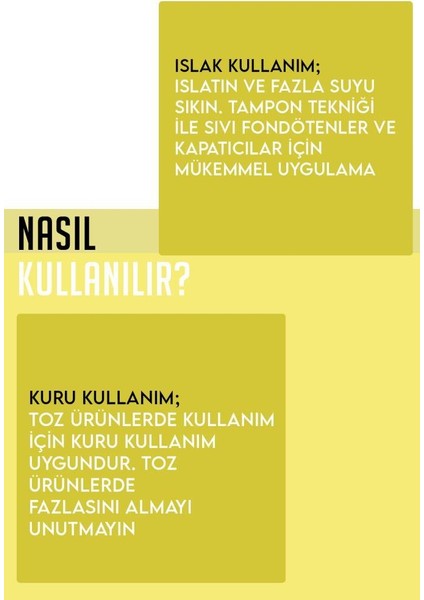 MJGN-166 Tekli Meyve Temalı Makyaj Süngeri Limon
