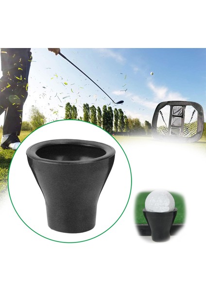 Golf Ball Retriever Grabber Emme Kupası Eğitim Yardım Koruyucu Black (Yurt Dışından)