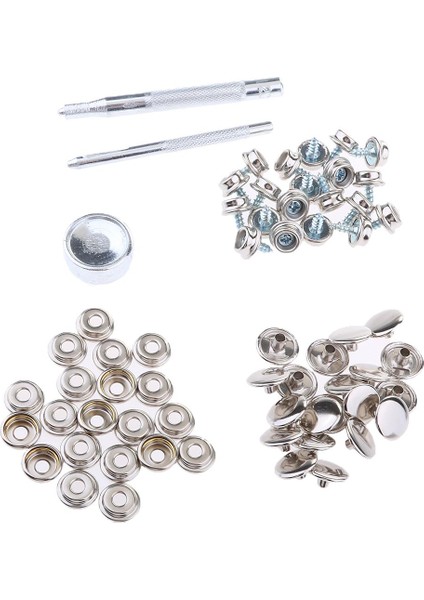 63X Tekne Deniz Tuval Kumaş Düğmesi+Soket Fineter 3/8 "vida (Yurt Dışından) fiyatları