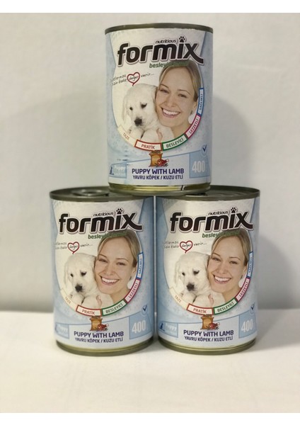 Yavru Köpek Konserve Maması 400 gr x 3