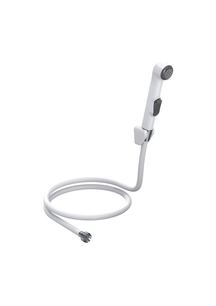 Taharatmatik Shut Off Pvc Hortum Elixir Düğmeli Beyaz
