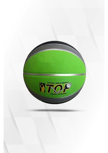 Üst Kalite Pro Basketbol Topu Iç-Dış Saha 7 Numara Kaymaz Kauçuk Basket Topu + Hediyeli