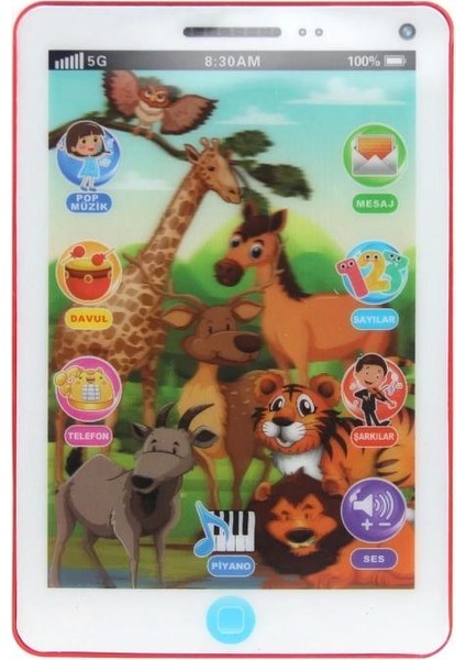Oyuncak Eğitici ve Öğretici Pilli Eğlenceli Tablet 1+ Yaş Üzeri Çocuklar Için fiyatları