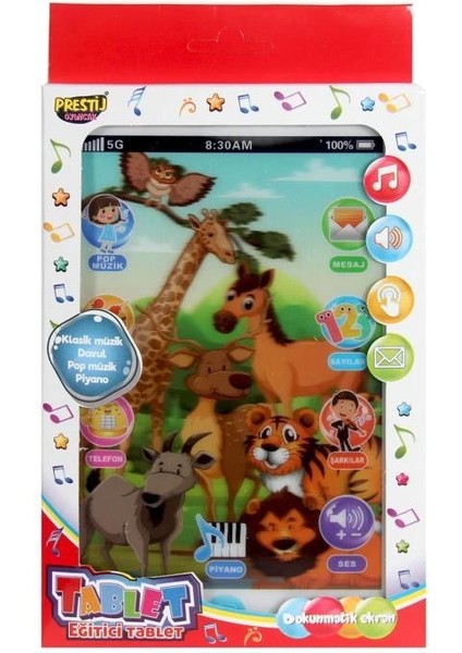 Oyuncak Eğitici ve Öğretici Pilli Eğlenceli Tablet 1+ Yaş Üzeri Çocuklar Için fırsatları