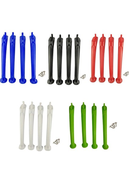 Yükseltilmiş Landing Gears Landing Skids Yedek Rc Yedek Set Beyaz (Yurt Dışından) modelleri