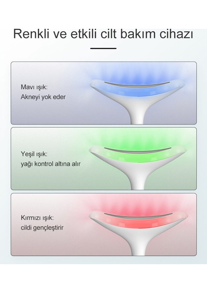 Yüz ve Boyun Mesaj Aleti Kırışık Giderici Aleti