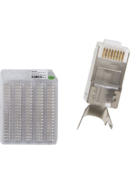 SL-CAT711 CAT7 FTP Metal Jack 100 lü paket