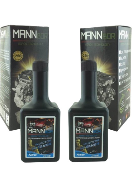 Mannbor Nano Bor Enjektör Temizleyici Yakıt Katkısı 250 ml x 2